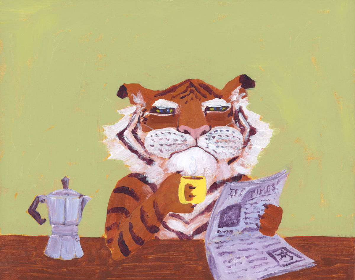 Tiger News - Light Green