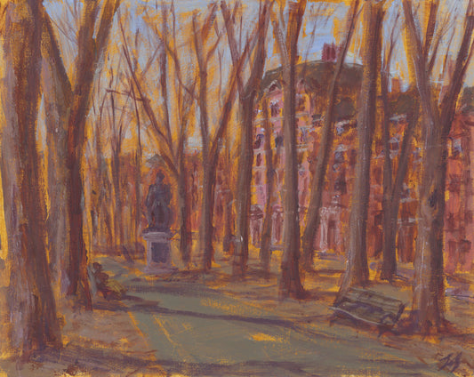 Commonwealth Ave in Winter